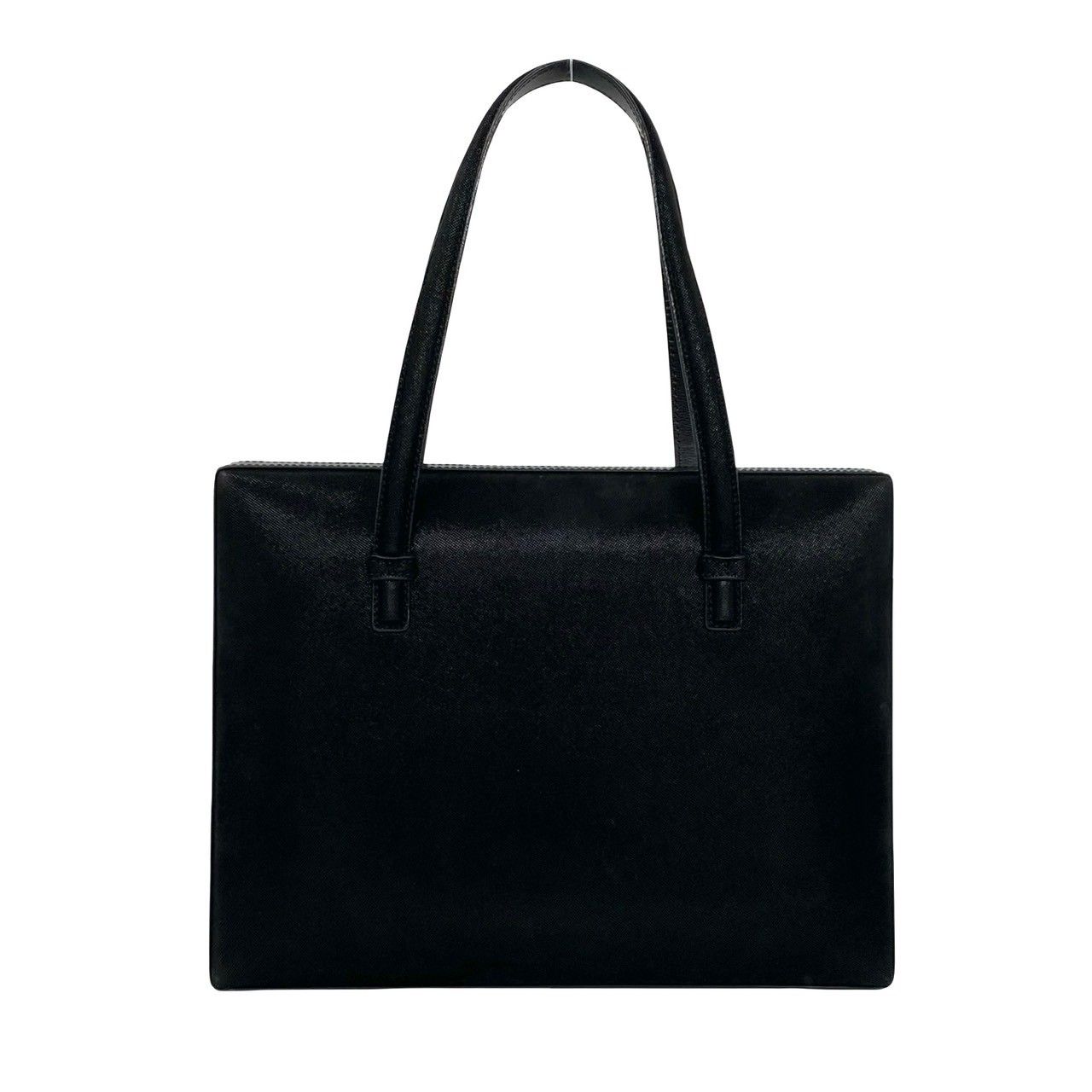 Loewe Vintage Anagram Logo Suede Leather Handbag Mini Tote Black — view 3