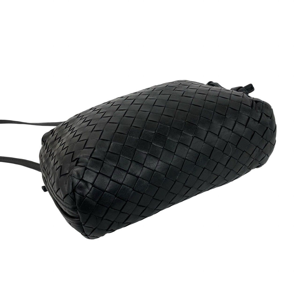 Bottega Veneta Vintage Intrecciato Leather Mini Shoulder Bag Crossbody Black — view 7
