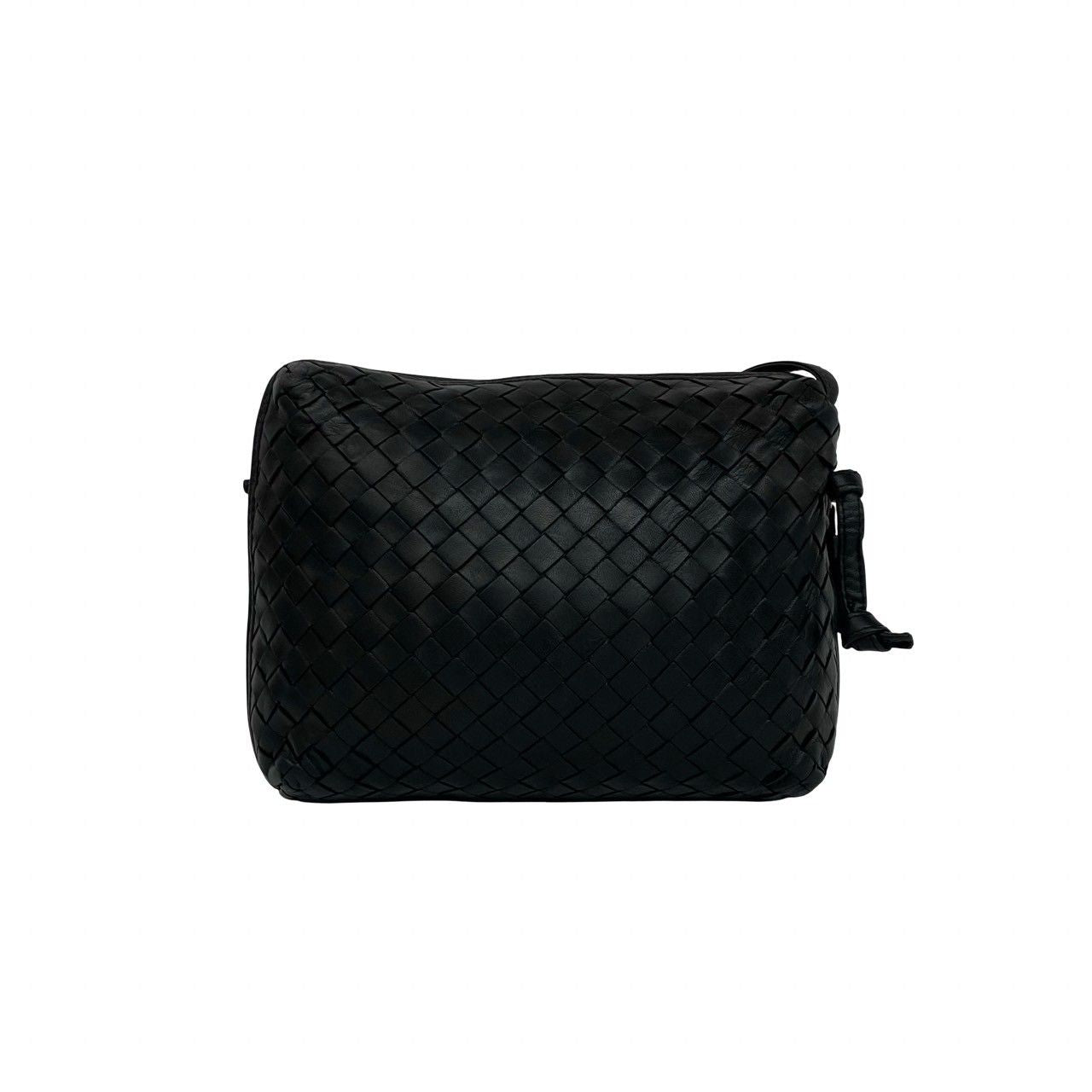 Bottega Veneta Vintage Intrecciato Leather Mini Shoulder Bag Crossbody Black — view 3