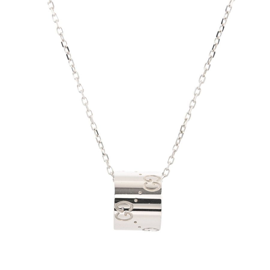 Gucci Necklace Icon White Gold