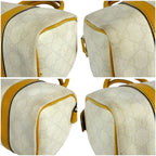 Gucci GG Supreme Mini Boston Bag Pouch Leather White Ivory — view 5