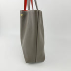 Hermes Double Sens 28 Tote Leather Gray Orange Vintage — view 6