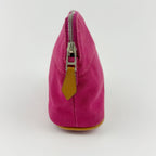 Hermes Bolide Pouch Logo Canvas Pink Vintage — view 4