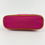Hermes Bolide Pouch Logo Canvas Pink Vintage — view 6