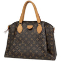Louis Vuitton Rivoli MM 2-Way Handbag Monogram Brown