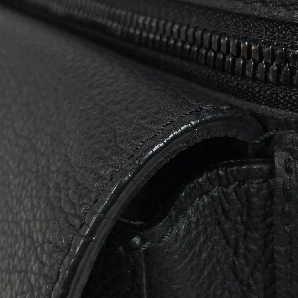 Louis Vuitton Takeoff Sling LV Aerogram Shoulder Bag Leather Noir — view 4