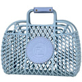 Fendi Basket Bag Handbag Plastic Light Blue