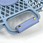 Fendi Basket Bag Handbag Plastic Light Blue — view 7