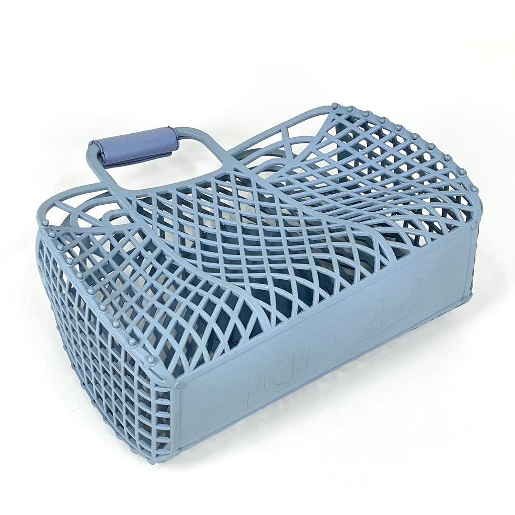 Fendi Basket Bag Handbag Plastic Light Blue — view 2
