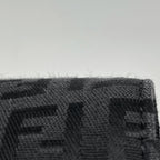 Fendi Zucchino Pattern Shoulder Bag Canvas Black — view 4