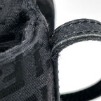 Fendi Zucchino Pattern Shoulder Bag Canvas Black — view 5