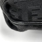 Fendi Zucchino Pattern Shoulder Bag Canvas Black — view 3