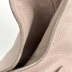 Prada Logo Shoulder Bag Leather Beige — view 6