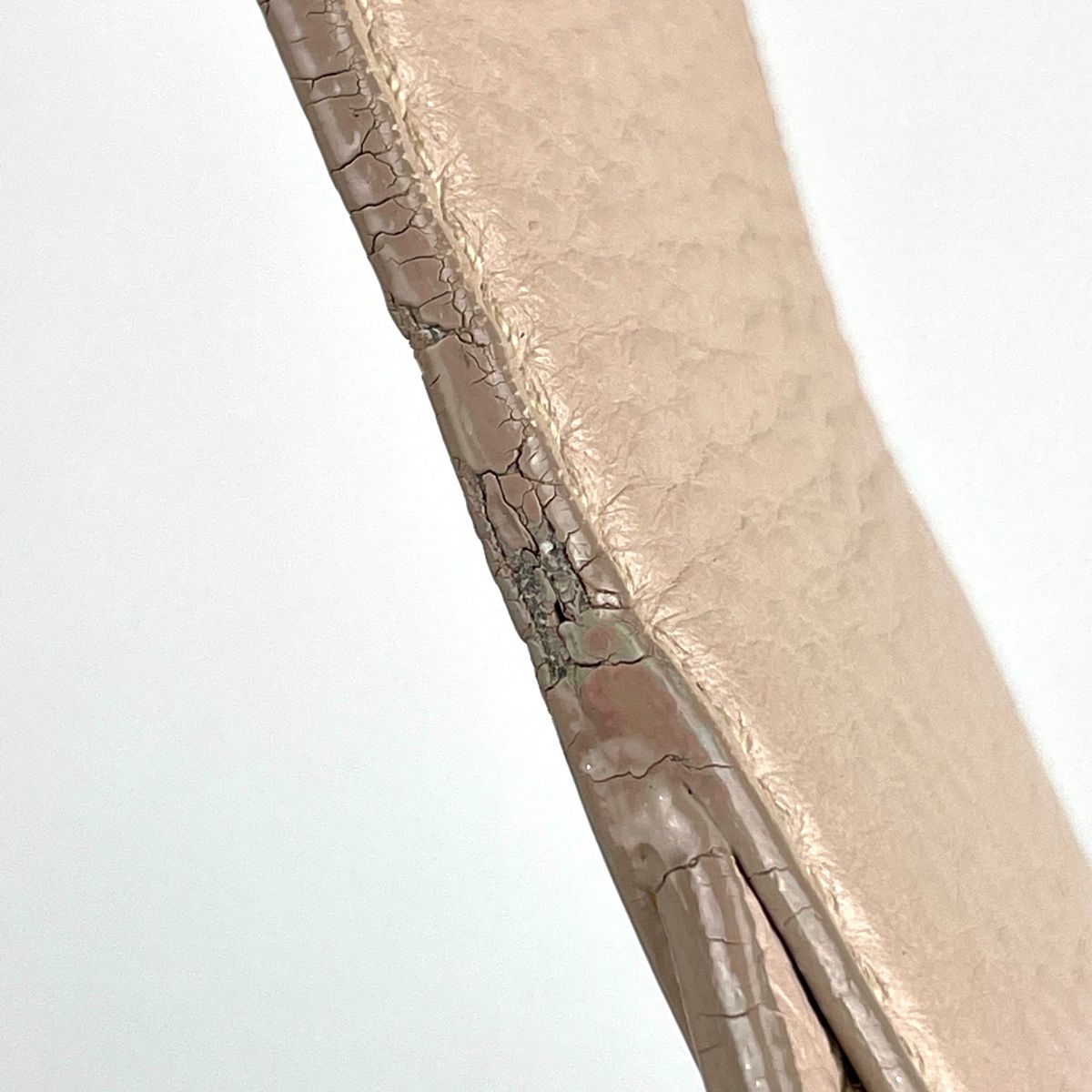 Prada Logo Shoulder Bag Leather Beige — view 7