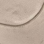 Prada Logo Shoulder Bag Leather Beige — view 3