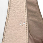 Prada Logo Shoulder Bag Leather Beige — view 8