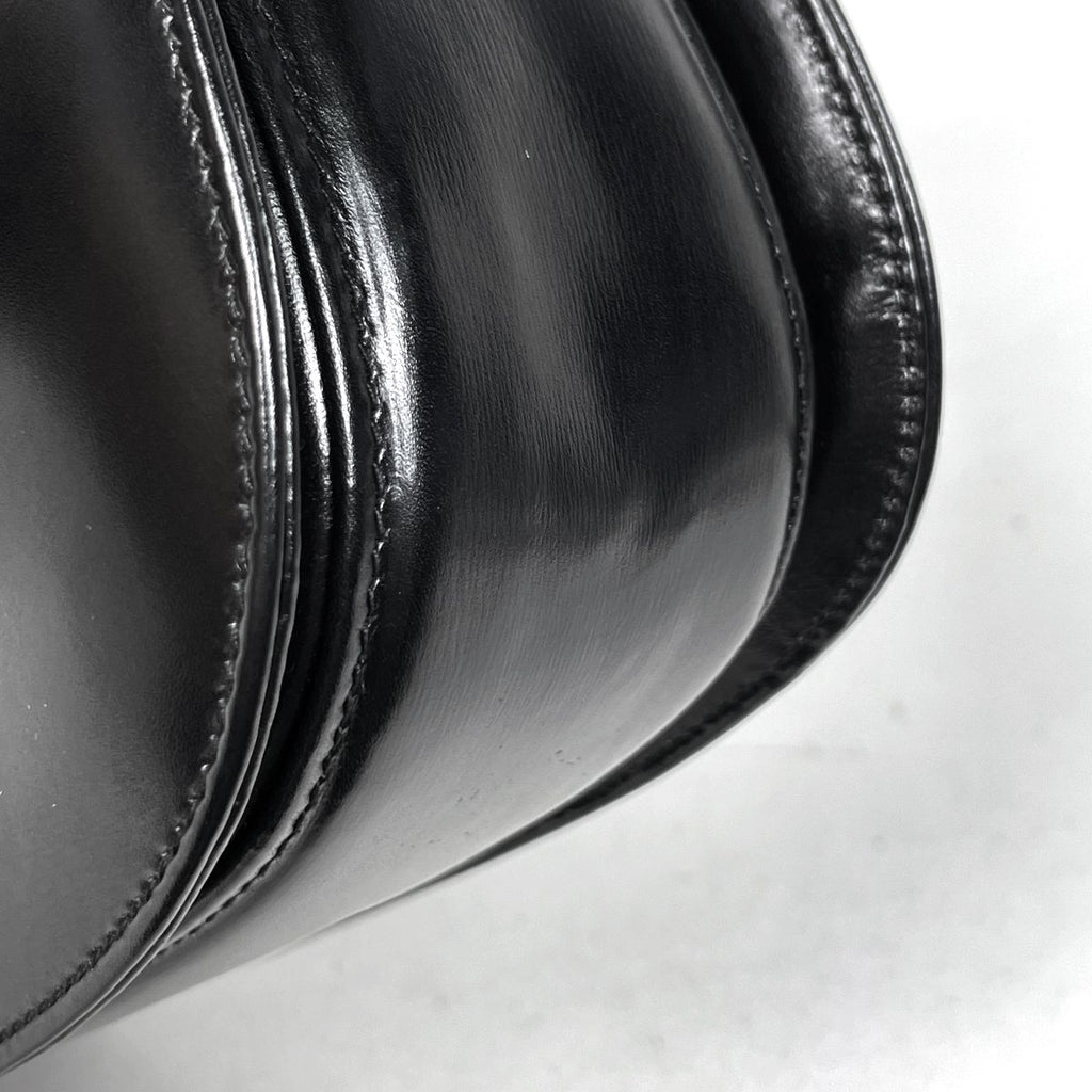 Gucci Bamboo Handbag 2-Way Vintage Leather Black — view 3