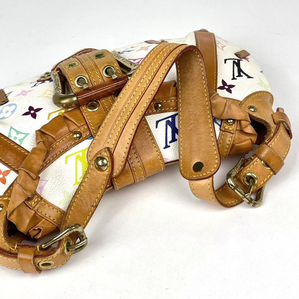 Louis Vuitton Leonor Shoulder Bag Monogram Multicolor Blanc — view 9