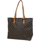 Louis Vuitton Cabas Mezzo Shoulder Bag Tote Monogram Brown