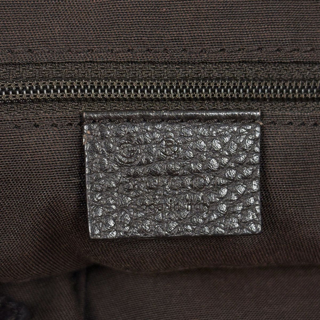 Gucci GG Pattern Tote Abbey Canvas Dark Brown — view 8
