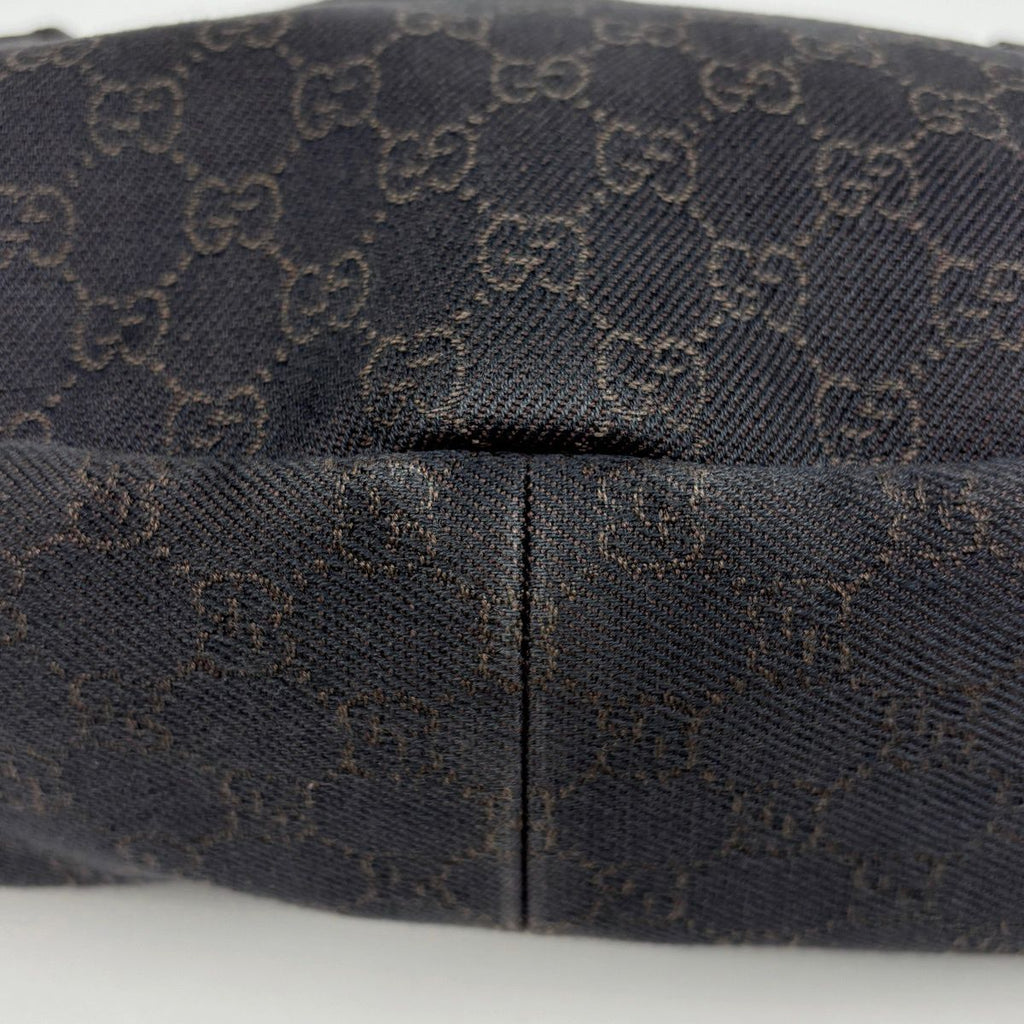 Gucci GG Pattern Tote Abbey Canvas Dark Brown — view 3