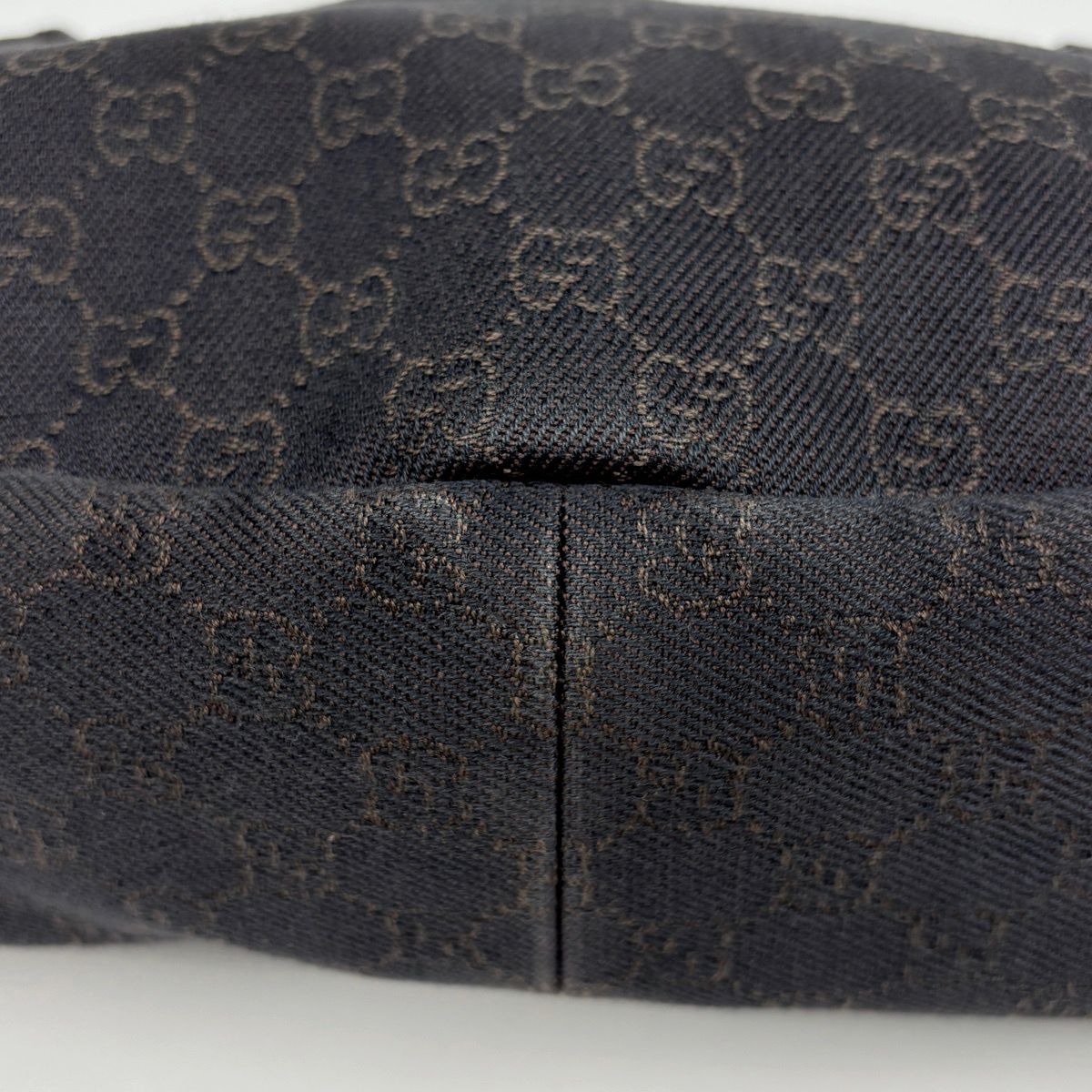 Gucci GG Pattern Tote Abbey Canvas Dark Brown — view 3
