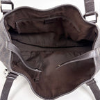 Gucci GG Pattern Tote Abbey Canvas Dark Brown — view 9