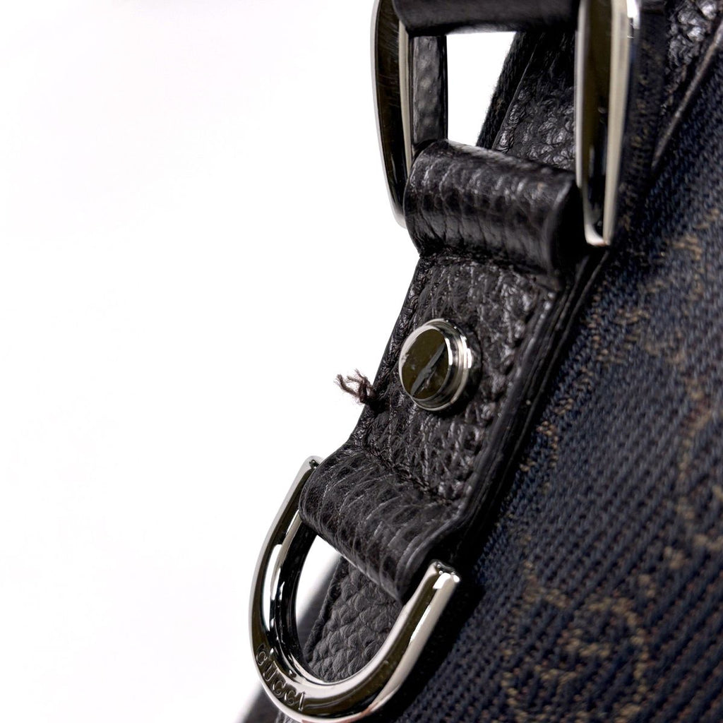Gucci GG Pattern Tote Abbey Canvas Dark Brown — view 5