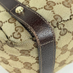 Gucci GG Pattern Shoulder Bag Tote Abbey Canvas Brown — view 4