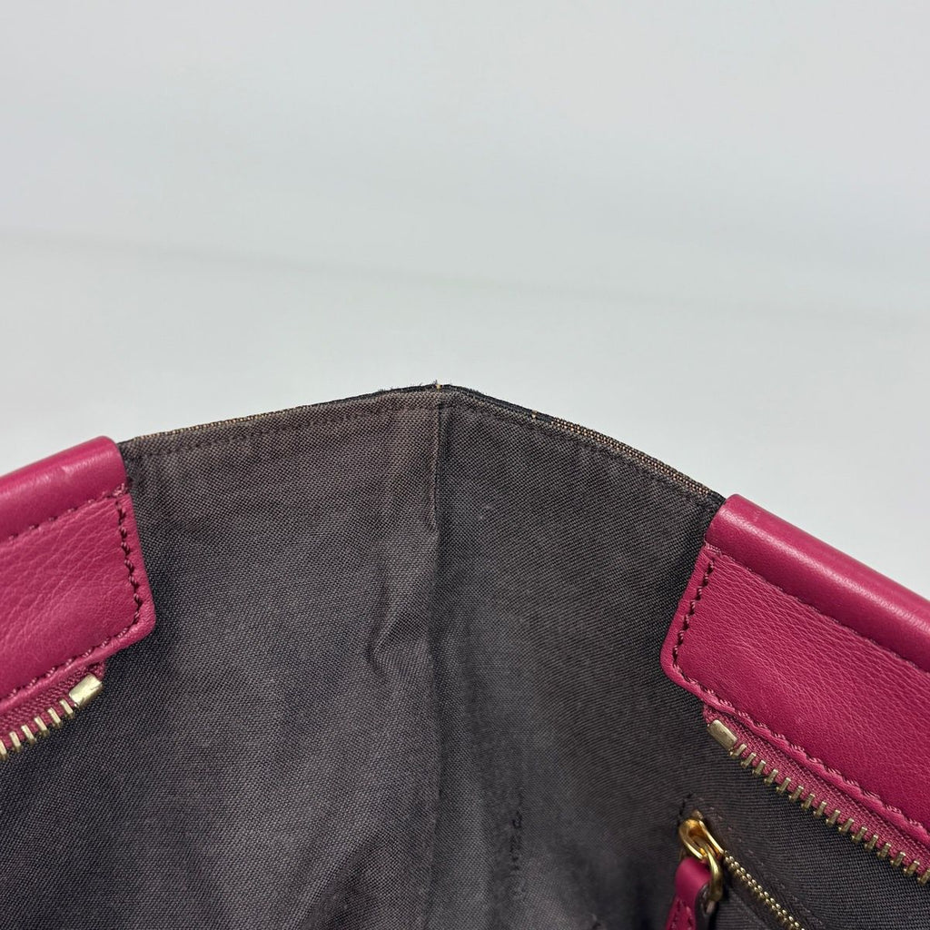 Fendi Pecan Pattern Tote Canvas Brown — view 7