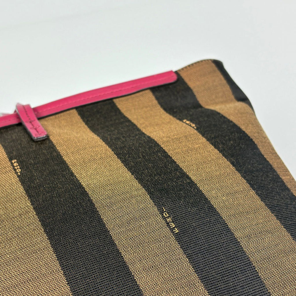 Fendi Pecan Pattern Tote Canvas Brown — view 4