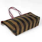 Fendi Pecan Pattern Tote Canvas Brown — view 2