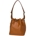 Louis Vuitton Petit Noe Shoulder Drawstring Bag Epi Kenya Brown