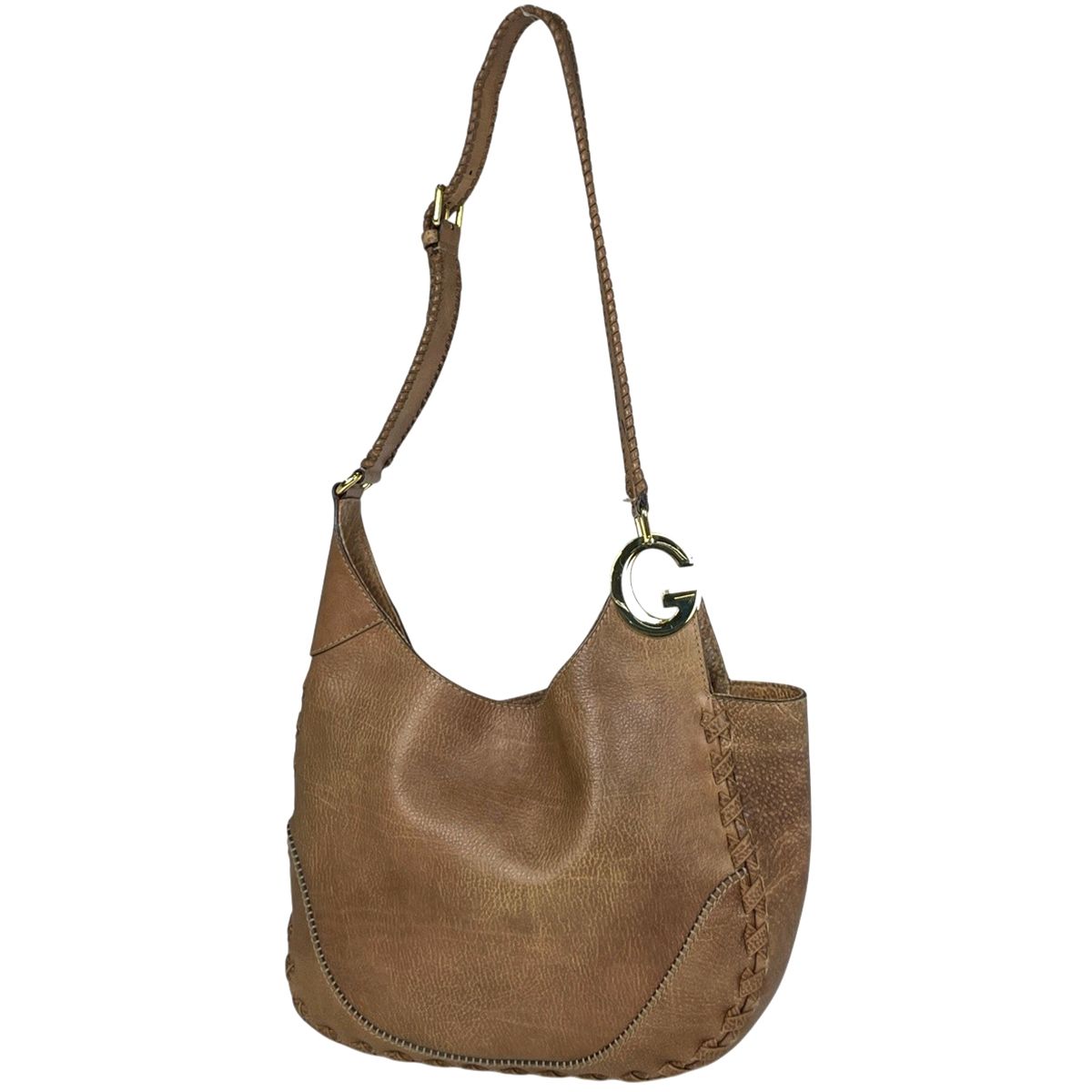 Gucci Charlotte Shoulder Bag Leather Brown
