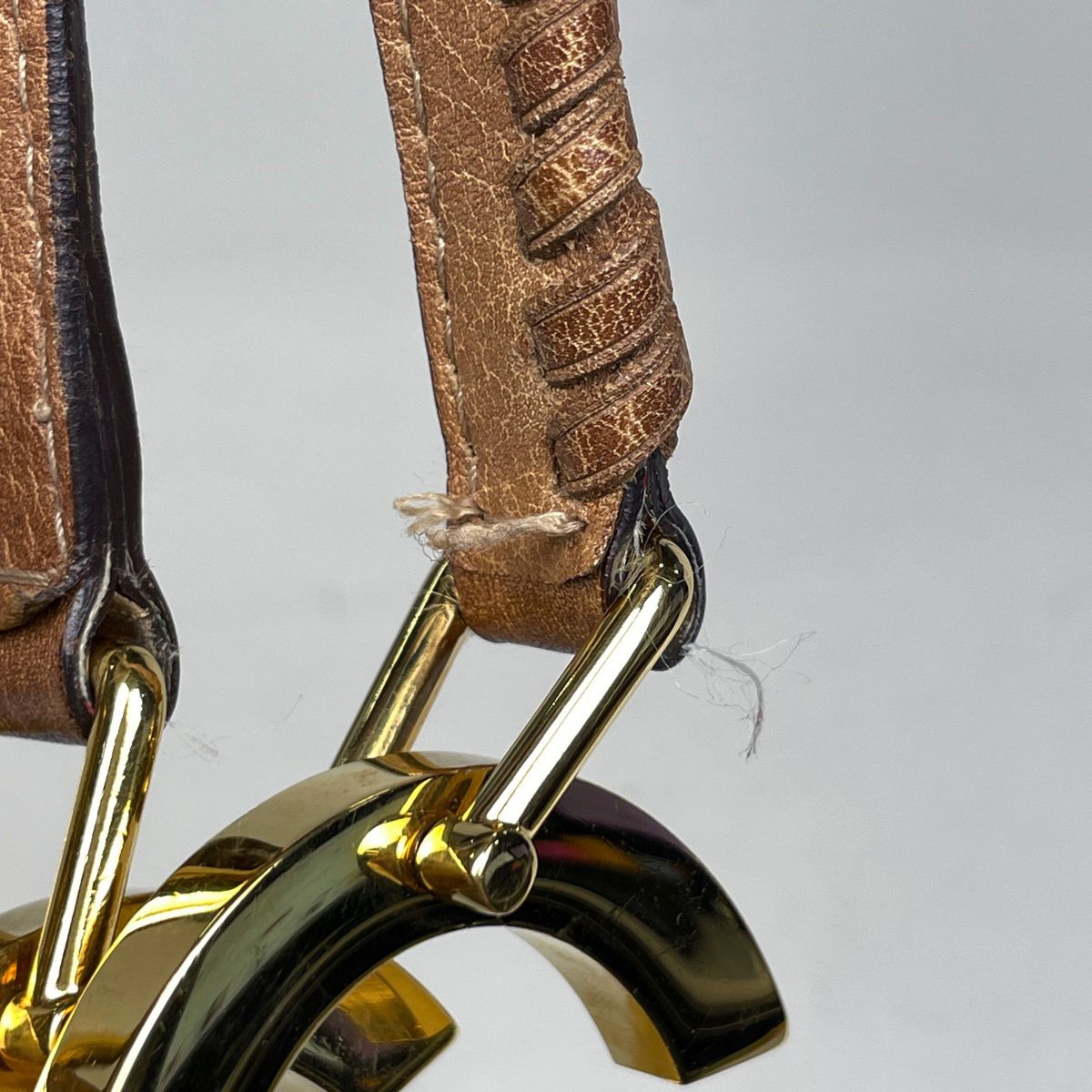 Gucci Charlotte Shoulder Bag Leather Brown — view 5