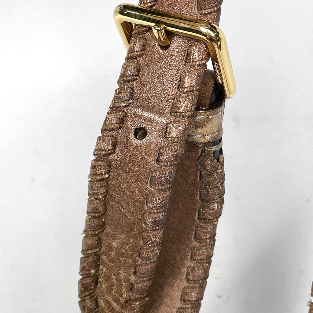 Gucci Charlotte Shoulder Bag Leather Brown — view 6