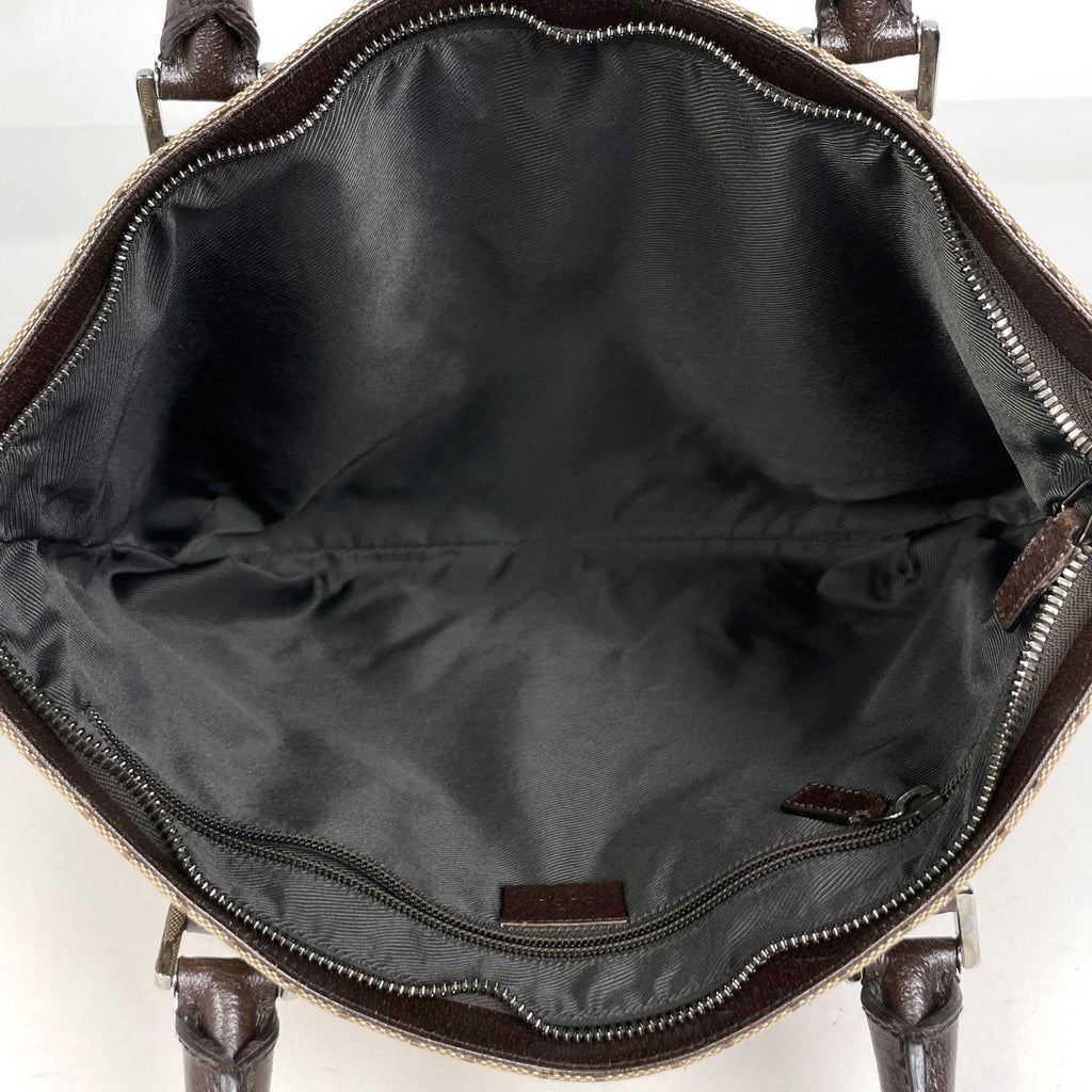 Gucci GG Pattern Tote Canvas Brown — view 6