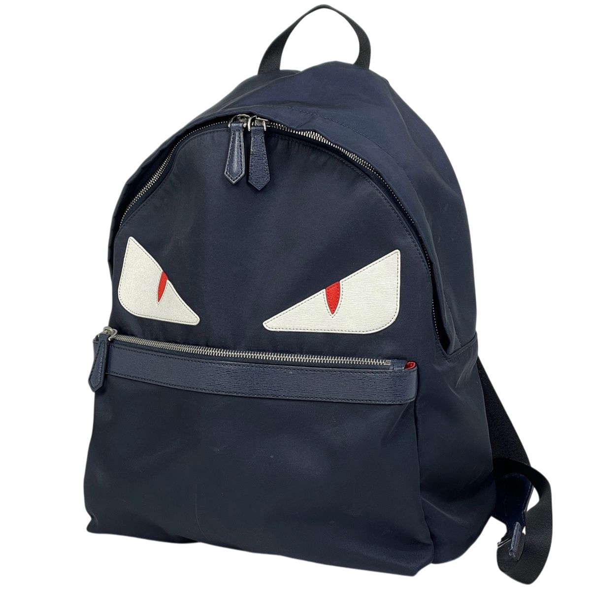 Fendi Bugs Backpack Mon Star Nylon Navy