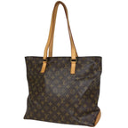 Louis Vuitton Cabas Mezzo Shoulder Bag Tote Monogram Brown