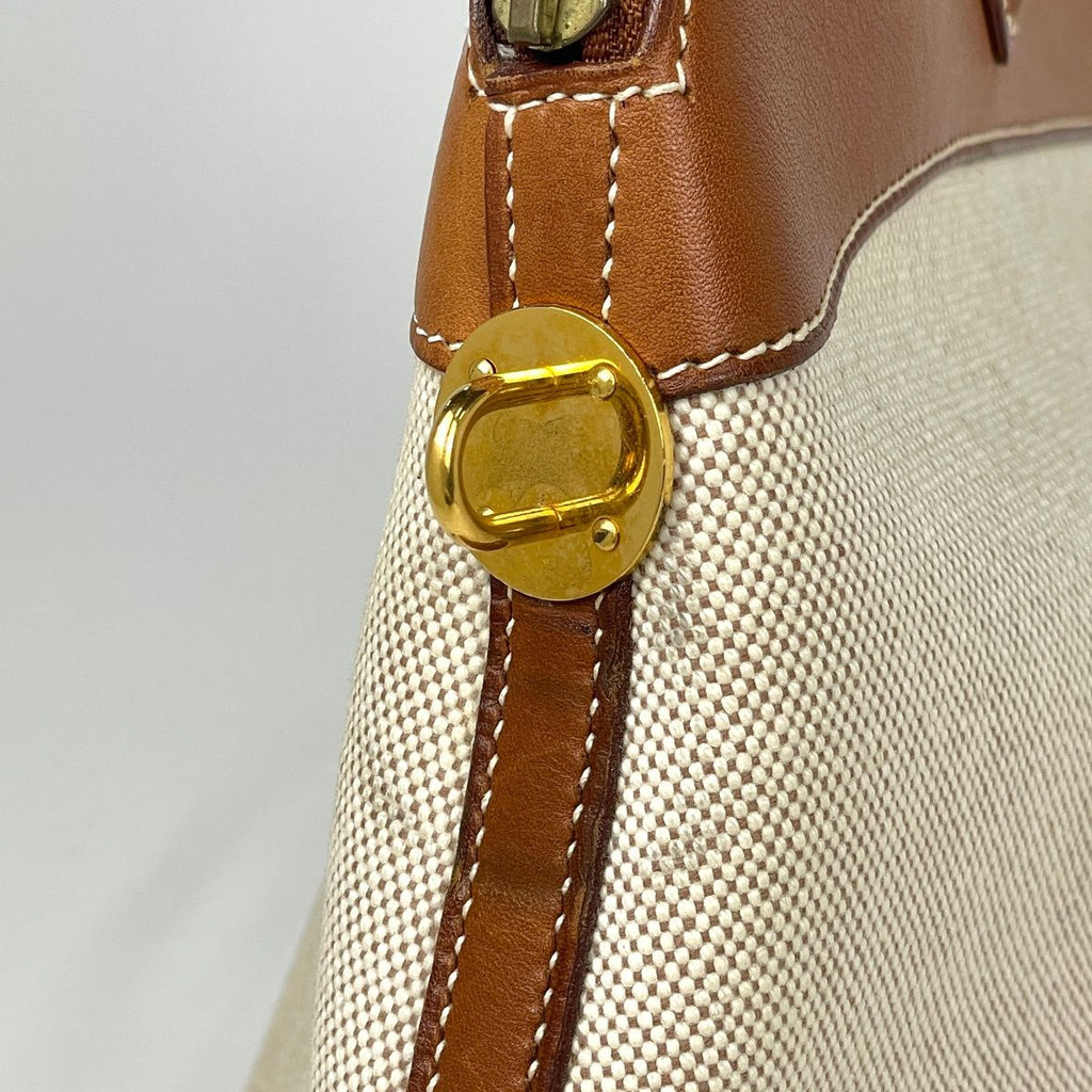 Hermes Bolide 35 Handbag Toile Ash Brown — view 4