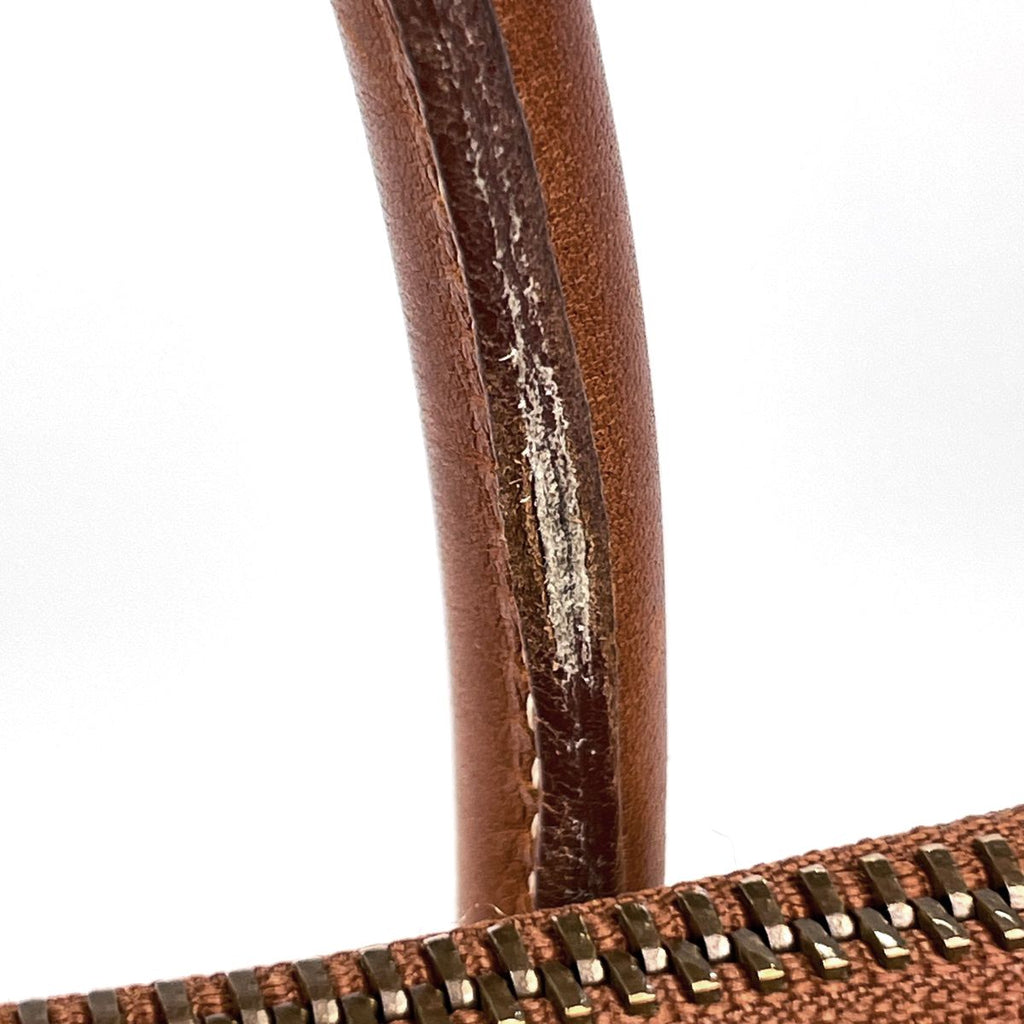Hermes Bolide 35 Handbag Toile Ash Brown — view 7