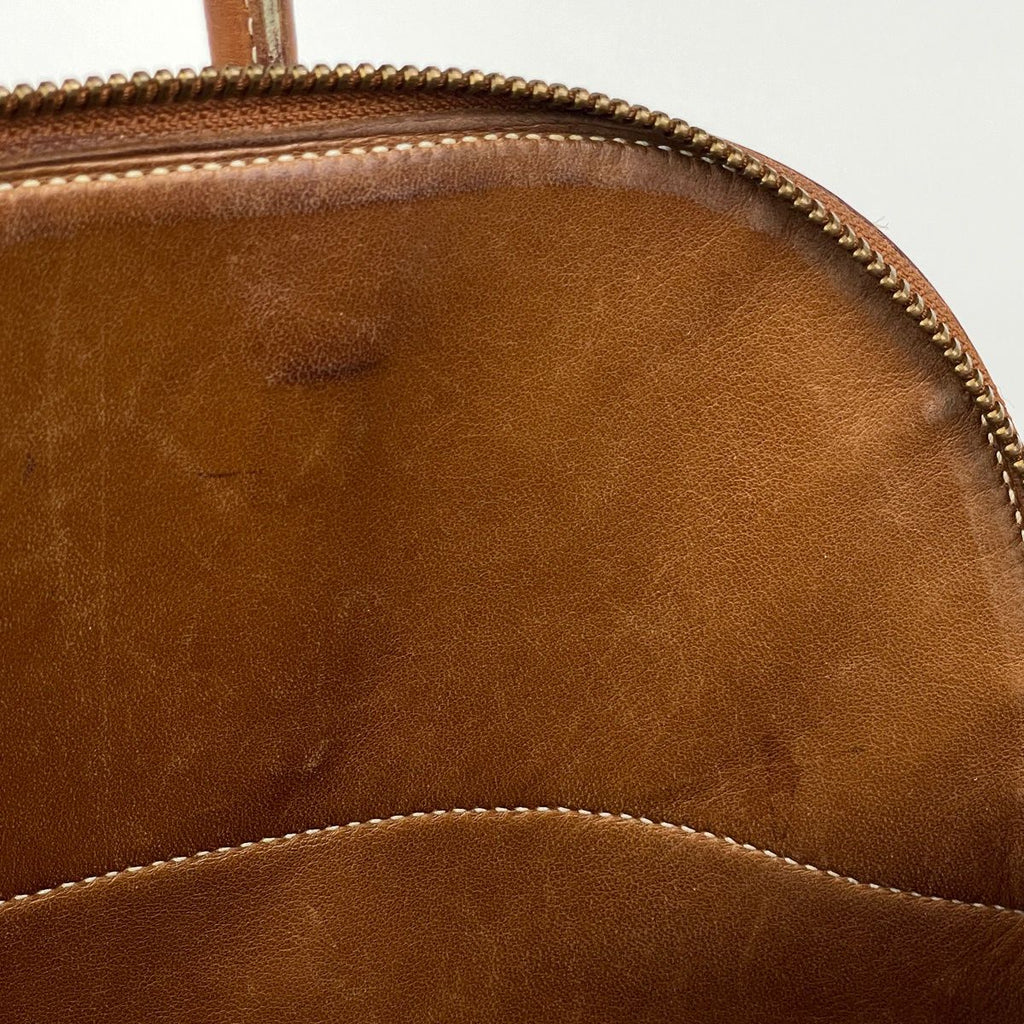 Hermes Bolide 35 Handbag Toile Ash Brown — view 9