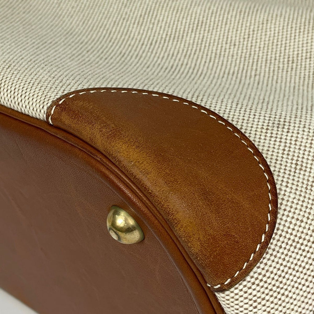 Hermes Bolide 35 Handbag Toile Ash Brown — view 3