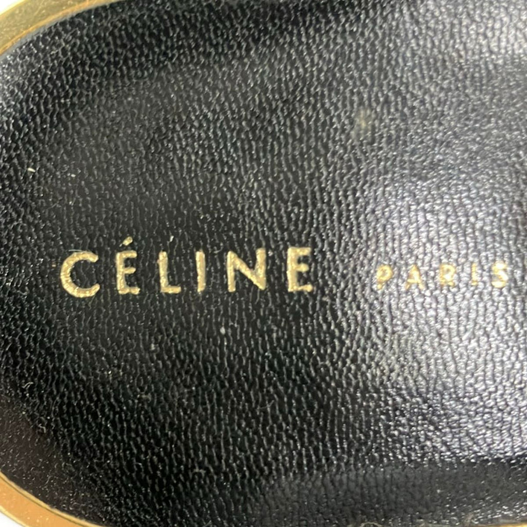 Celine Sandals 36 Black Open Toe Leather — view 5