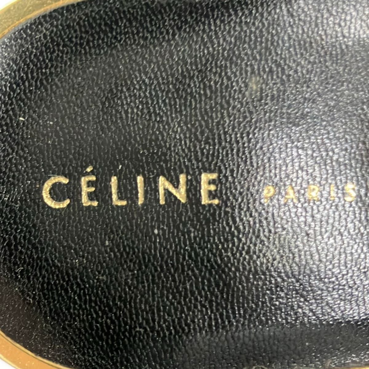 Celine Sandals 36 Black Open Toe Leather — view 5