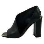 Celine Sandals 36 Black Open Toe Leather