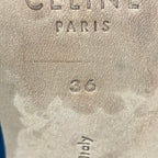 Celine Sandals 36 Black Open Toe Leather — view 6