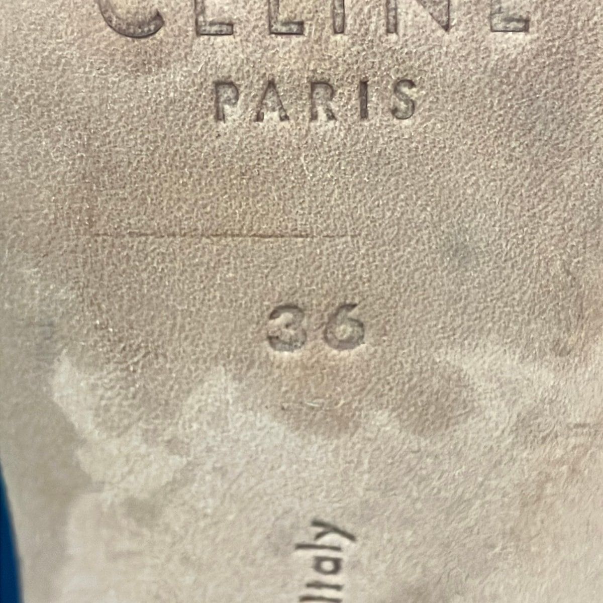 Celine Sandals 36 Black Open Toe Leather — view 6