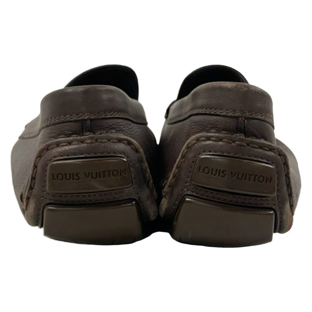 Louis Vuitton Driving Shoes 10 Dark Brown 10 Leather — view 3