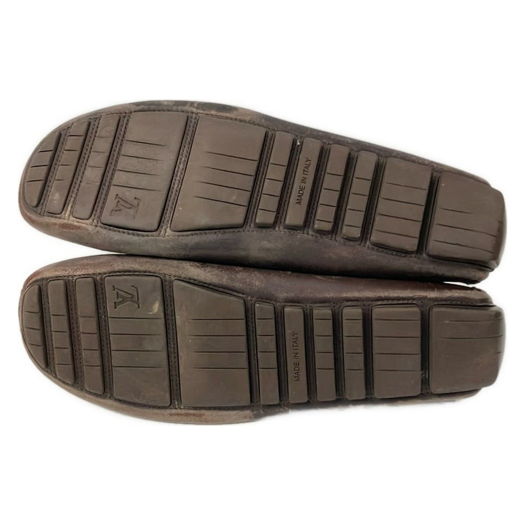Louis Vuitton Driving Shoes 10 Dark Brown 10 Leather — view 4